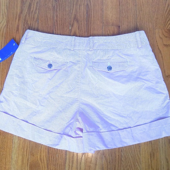 Red Striped Shorts - Picture 2 of 7